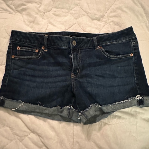 American Eagle Outfitters Pants - American Eagle Blue Jean Stretch Shorts Size 14